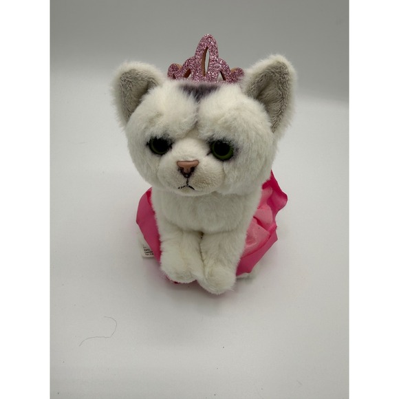 Gund Other - GUND Princess Fiona the Feline White Cat Plush Pink Tutu Tiara Kitten Stuffed